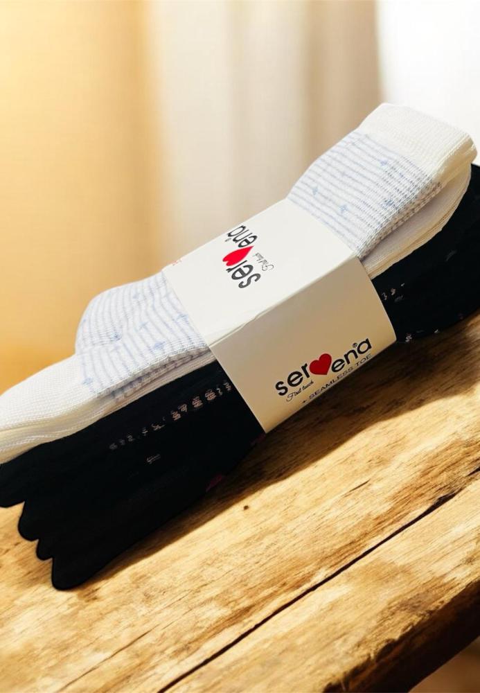 Sosete dama inalte fara cusaturi , 5/set , nuante diversificata ,Engros